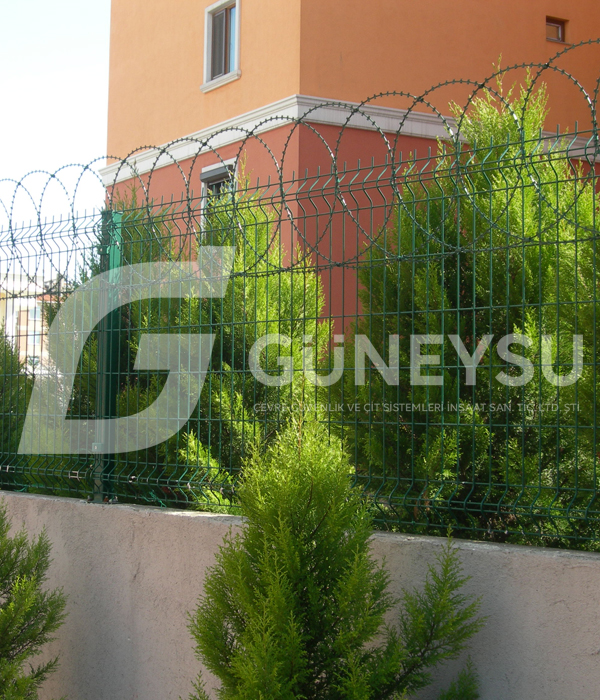 Güneysu,çit,panel çit , Jiletli Tel,Düzlemsel Jiletli Tel